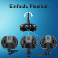 Kerry Electronics Teichpumpe 5000L, Eco Plus, 22Watt 300cm Förderhöhe