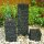 Kerry, 3-Wege-Verteiler, 1/2" + 3/4 Einlass, 3 stufenlos regulierbare Auslässe 1/2" + 3/4, , schwarz, 8,5x9x5 cm (24 Stück/Karton)