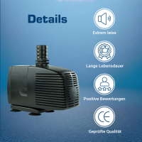 Pond pump 3000 l / h 230V kep3000n