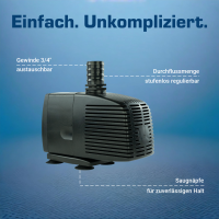 Pond pump 3000 l / h 230V kep3000n