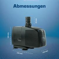 Pond pump 3000 l / h 230V kep3000n
