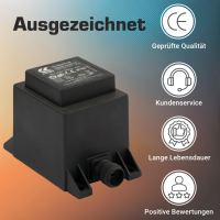 12V Trafo, 30VA/30W, 12V AC/AC kez0115 ket30