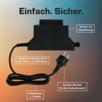 12V transformer, 60VA / 60W, AC / AC kez0113 ket60