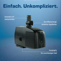 Kerry 1500 Liter Ersatzpumpe ohne Trafo - 12V AC - wp1500