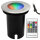 Bodenleuchte LED aus Edelstahl, 8 Farben RGB, 3 Power LEDs, 5,5W