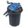 Kerry, Druck-Filteranlage, 15.000 l/h, inkl. UVC Klärer 24 Watt, Ein-/ Auslaß D=25, 32, 40 mm, 5 m Kabelleitung, , schwarz, 54,0x37,9x57,6 cm (8 Stück/Pal.)