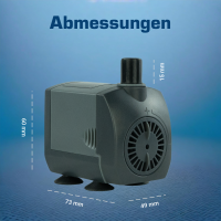 KEQ0750n ECO Wasserspielpumpe, Brunnenpumpe, 700l/h 230V auch für Salzwasser