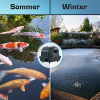 KEA0600 Belüfter / Luftpumpe / Membranpumpe für Aquarium und Teich 10l/min  600l